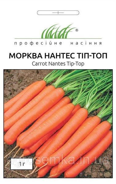 Морква Нантес Тип-топ 1г/ United Genetics 10895 фото