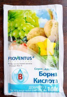 Добриво, стимулятор росту Борна кислота 100 г 11282 фото
