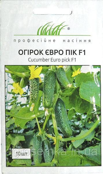 Огірок Євро Пік F1 10шт /United Genetics 10001 фото
