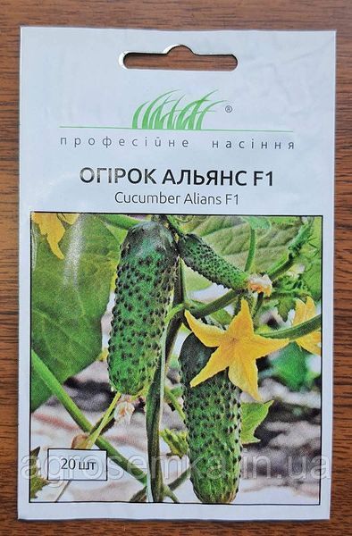 Насіння Огірок Альянс F1 20шт /Bejo Zaden 11183 фото