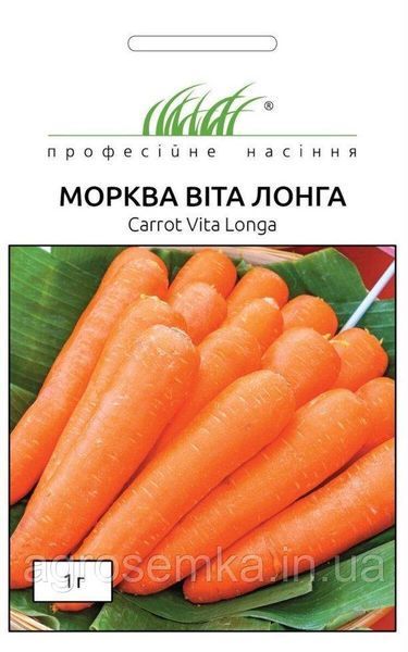 Морква Віта Лонга 1г /Bejo Zaden 10119 фото