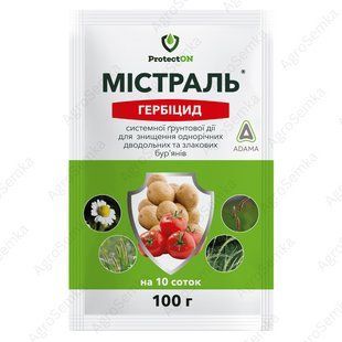 Досходовий (грунтовий) гербіцид Містраль 100г., ProtectON 11699 фото