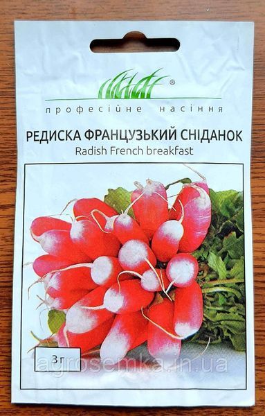 Семена Редис Французский завтрак 3г / Tezier 10405 фото